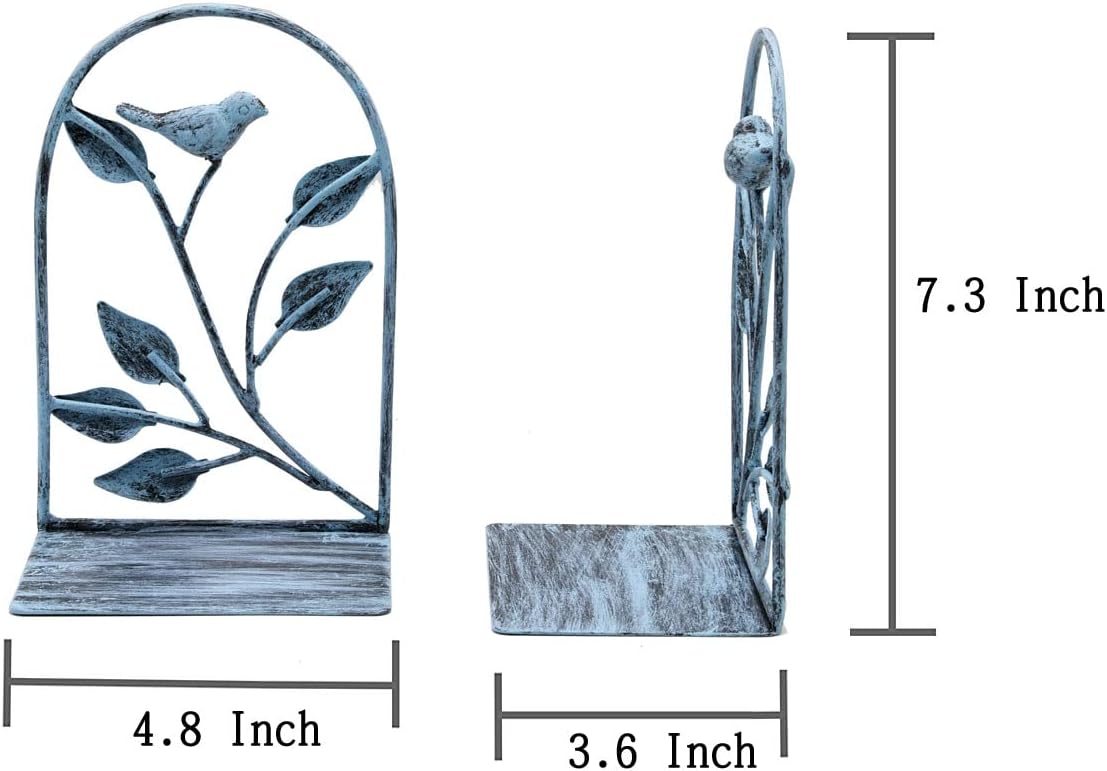 Heavy Duty Metal Book Stopper / Turquoise