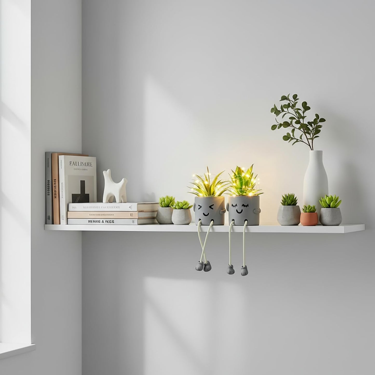 Fake Plants Artificial For Desk Décor / Set of 201