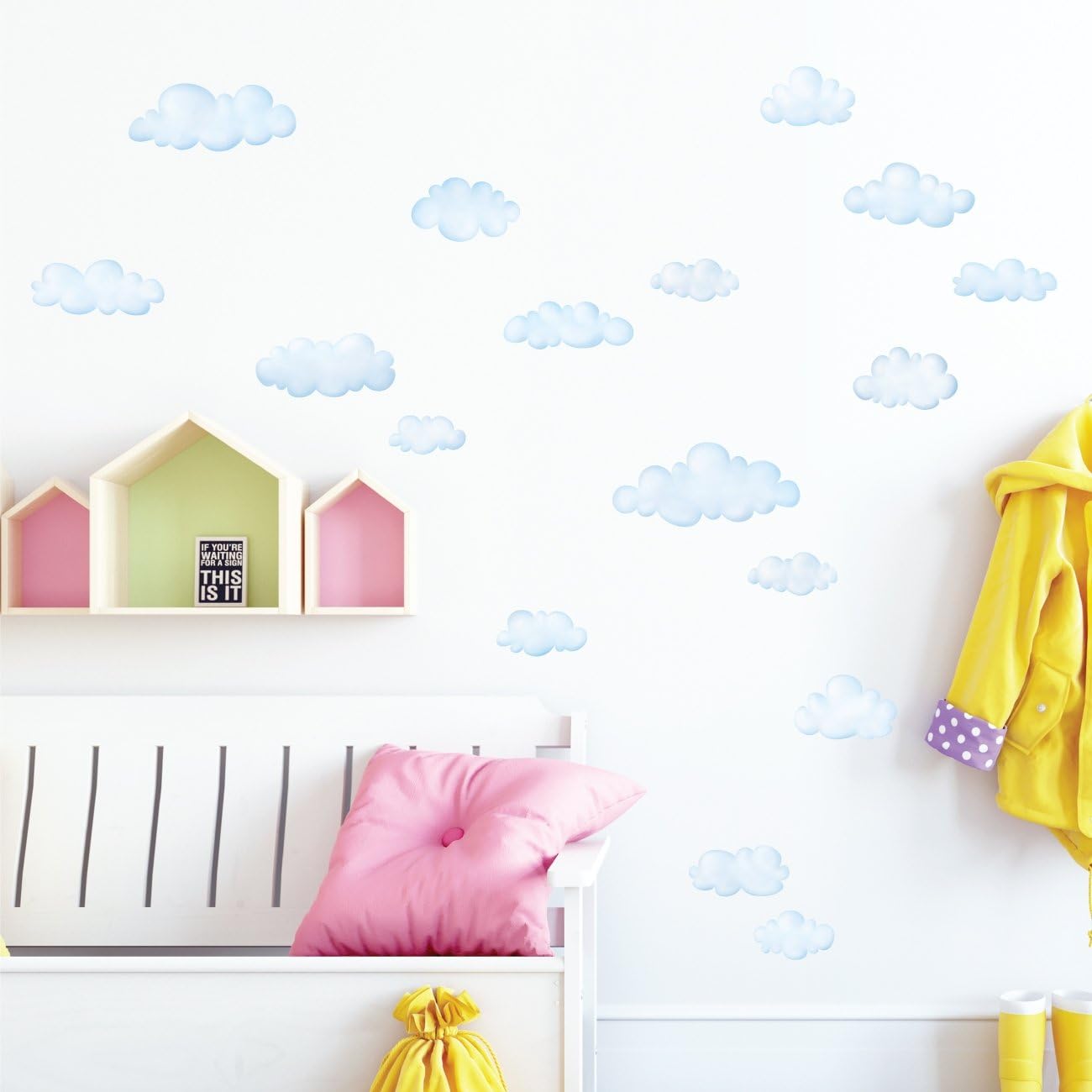 Small Clouds Wall Decals for Kids / Clouds S