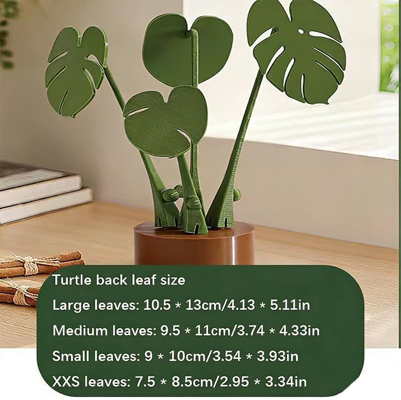 Waterproof Reusable Tropical Plant Coasters / Have A Basin / Set of 4