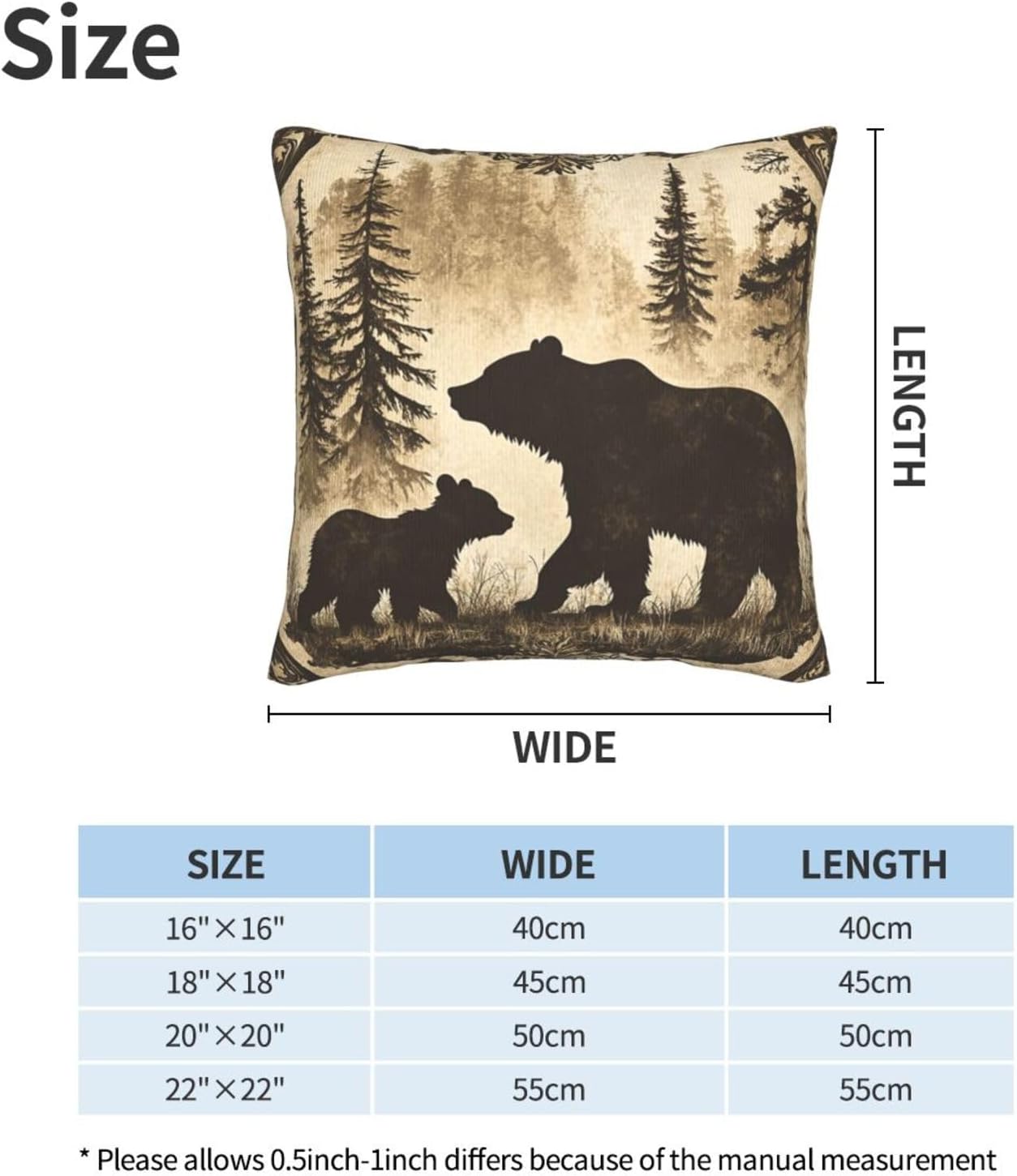 Throw Pillow Covers Pillow Cases Decoration Cushion Cover / Animal / 18 x 18 / Set of 2