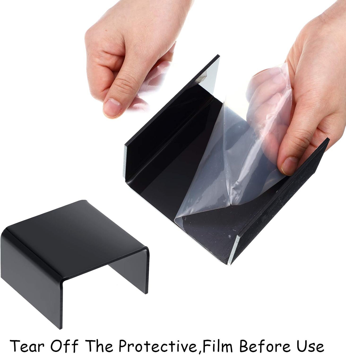 Product Stand / Acrylic Display Risers / Black / Set of 2