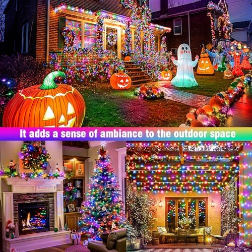 LED Fairy Lights, Connectable Clear Wire String Lights with Timer