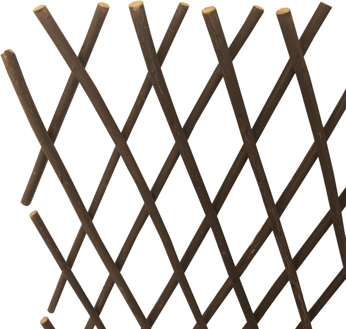 Nature Willow Trellis Expandable Plant Support Plant Climbing Lattices Trellis Willow Expandable Trellis Fence for
