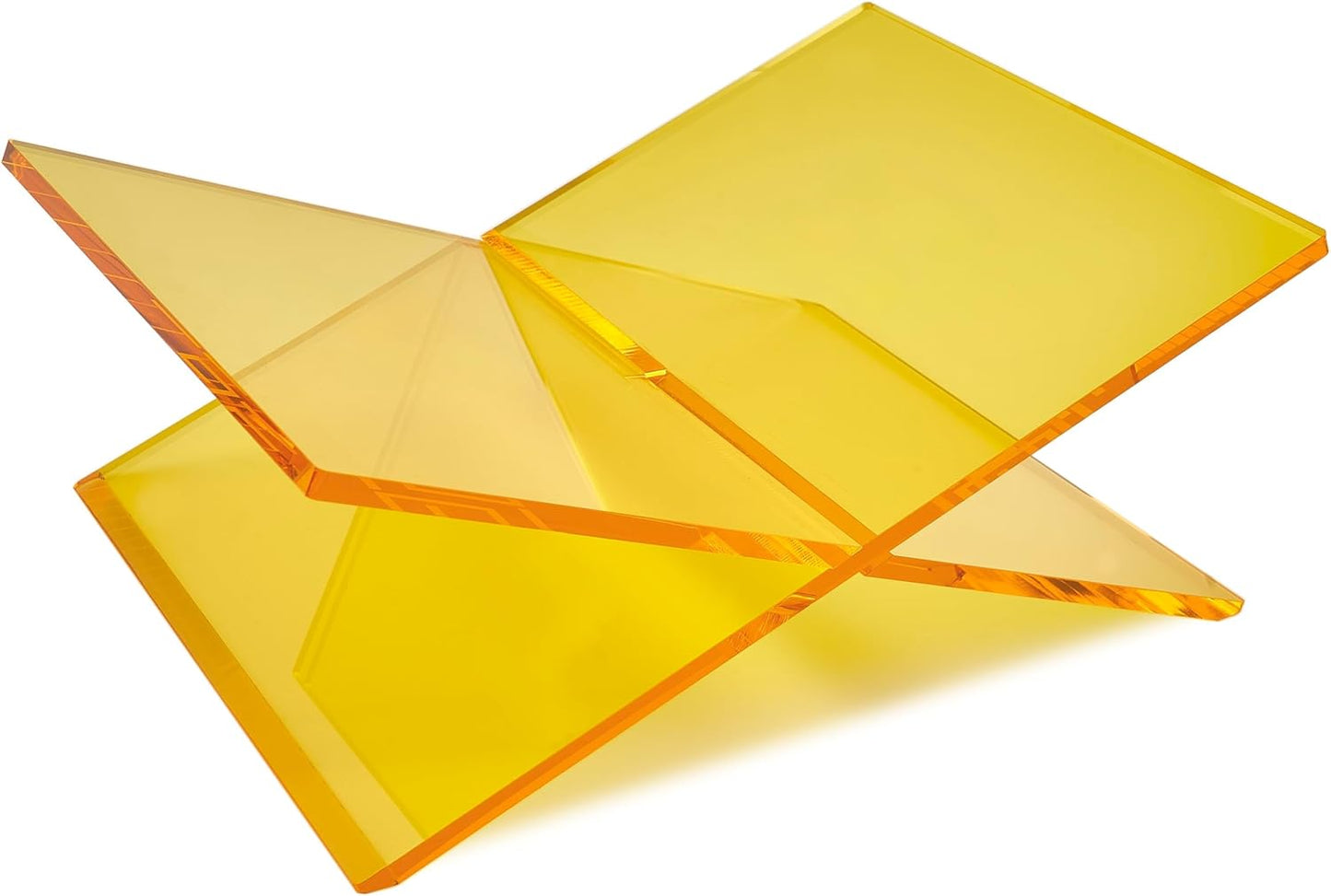 Honygebia Gold Acrylic Book Stands - Cross Frame Acrylic Book Holder, Open Bookstand for Display and Reading, Suitable