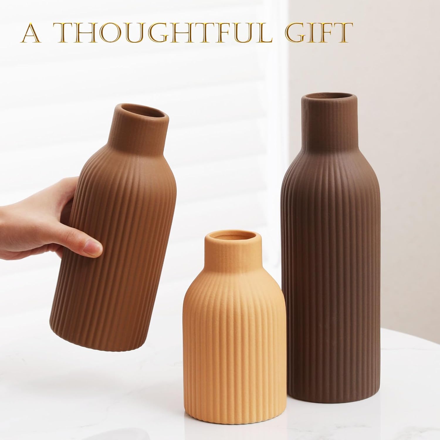 Ceramic Vase / Handcrafted Ceramic Vases / Set C / Set of 3