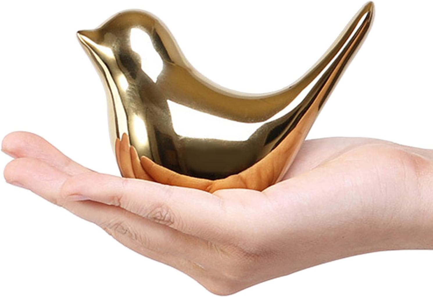 Ceramic Small Animal Statues / Gold / Set of 4