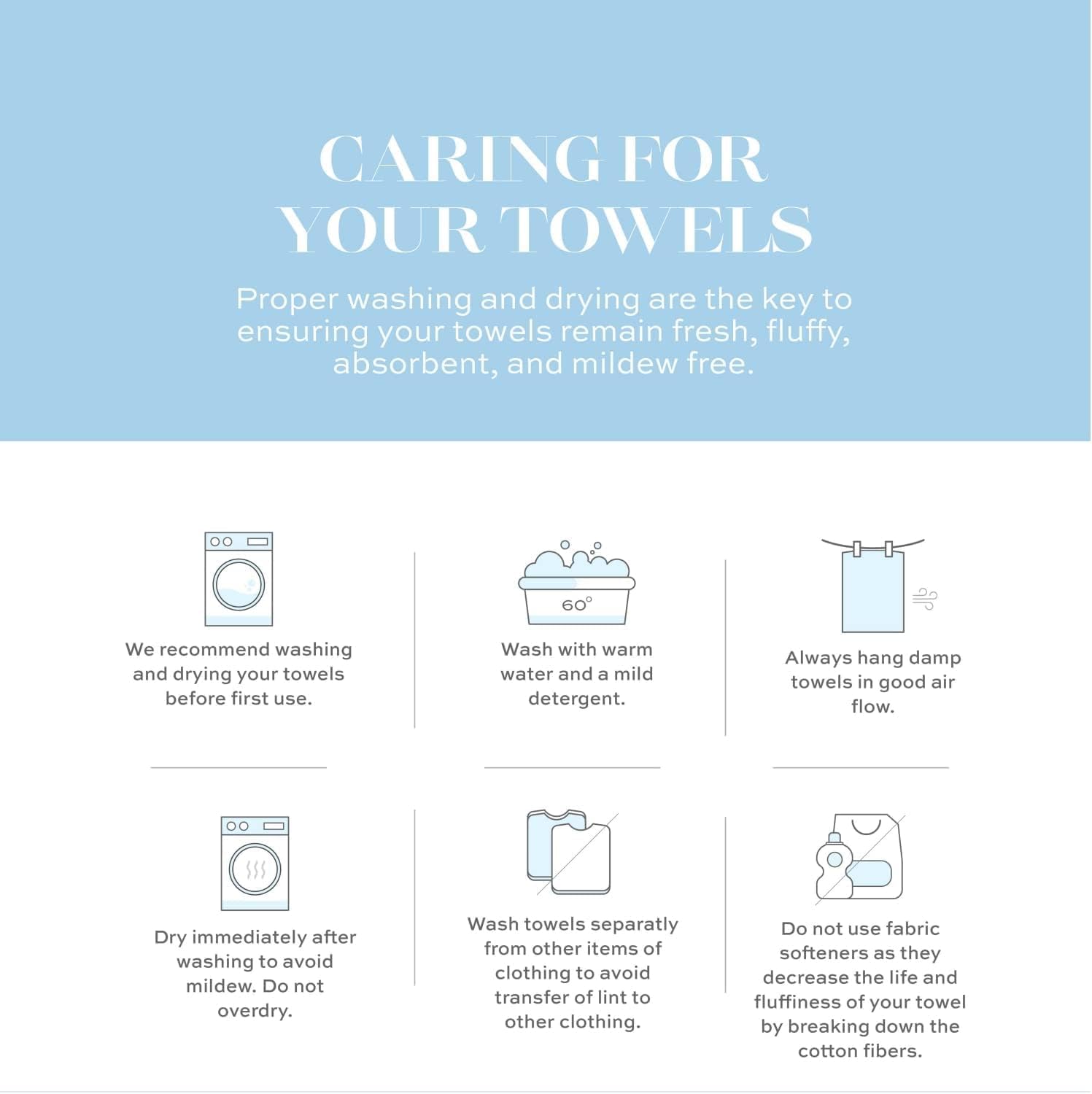 White Classic Luxury Bath Towel Set of 8 Pieces - 100% Turkish Cotton Highly Absorbent Towels for Bathroom, 2 Luxury