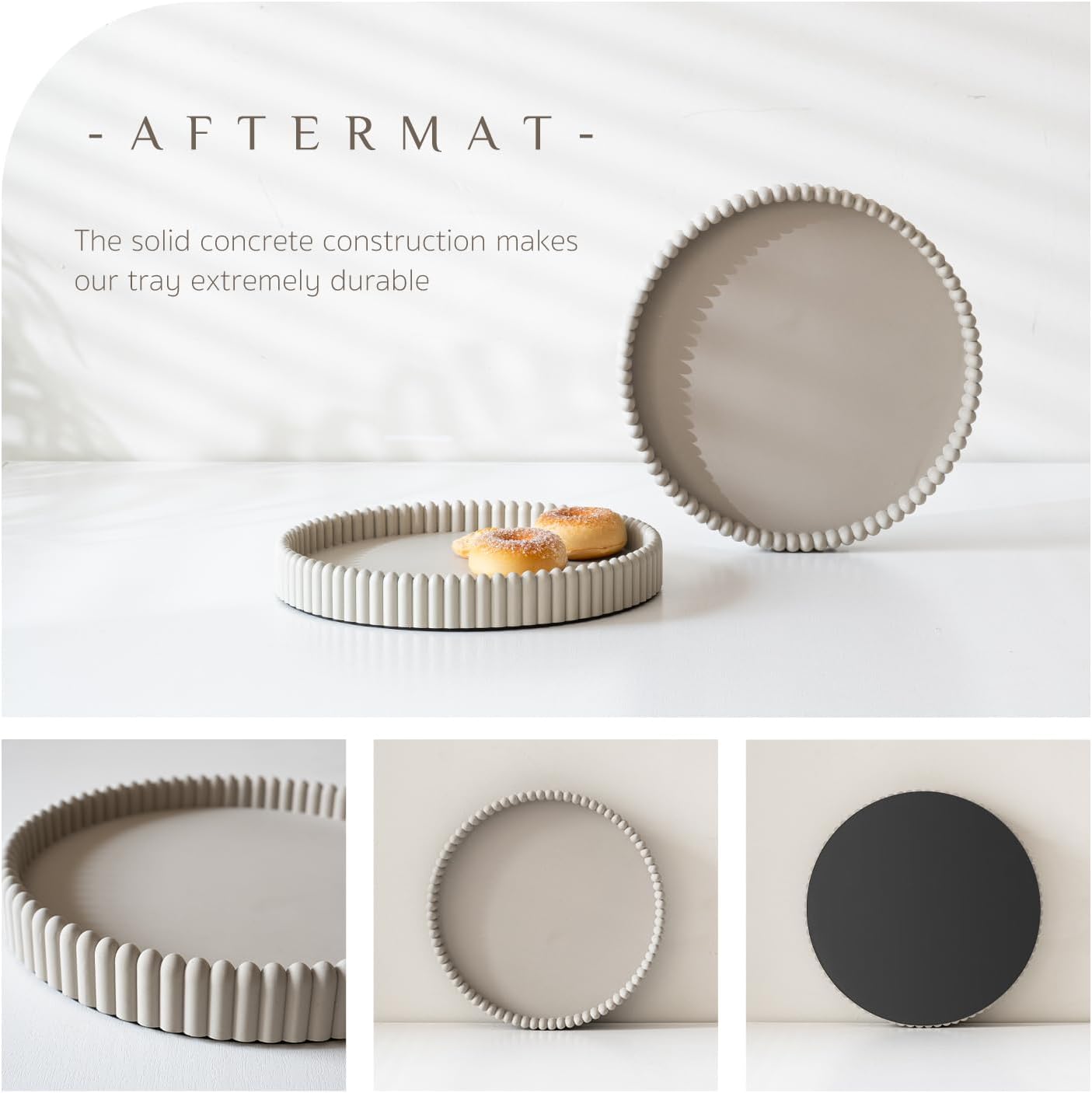 Coffee Table Tray / Gray / Set of 11