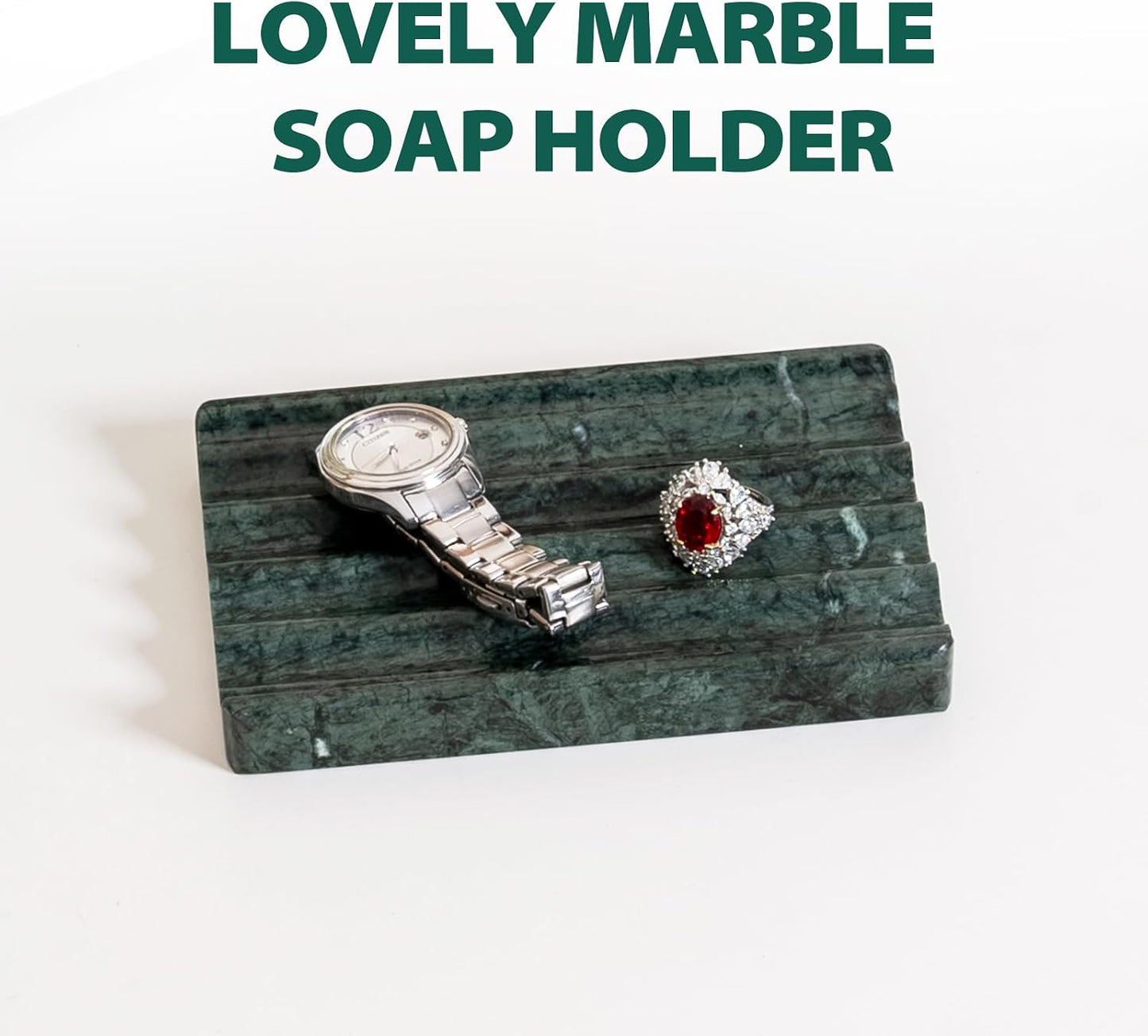 Soap Holder / Green Bar Soaps Holder / Indian Green