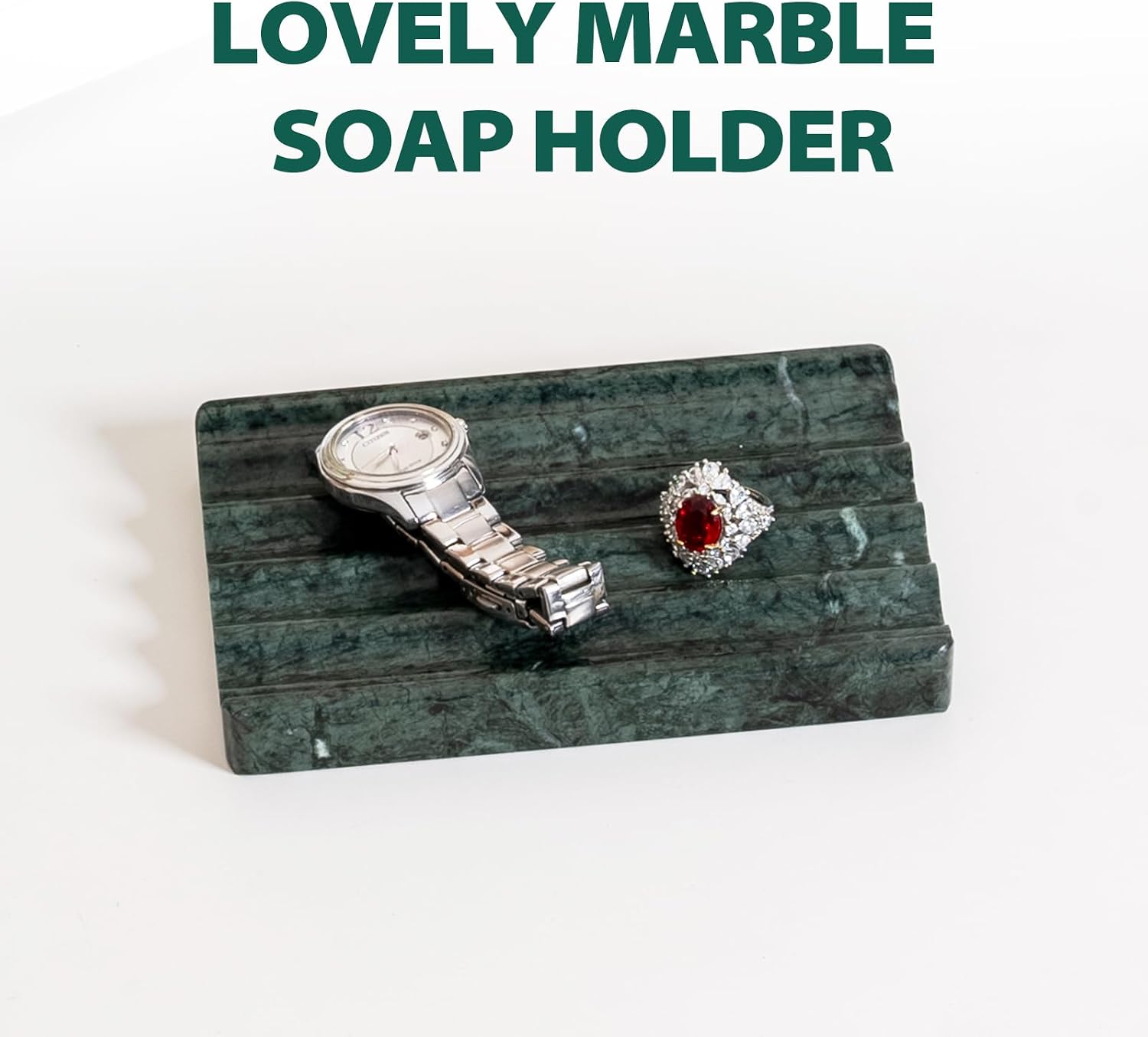 Soap Holder / Green Bar Soaps Holder / Indian Green
