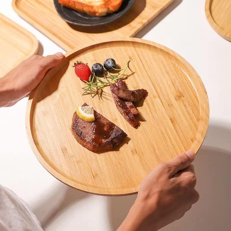Wood Serving Tray / 13.8 / 13.8 Inch