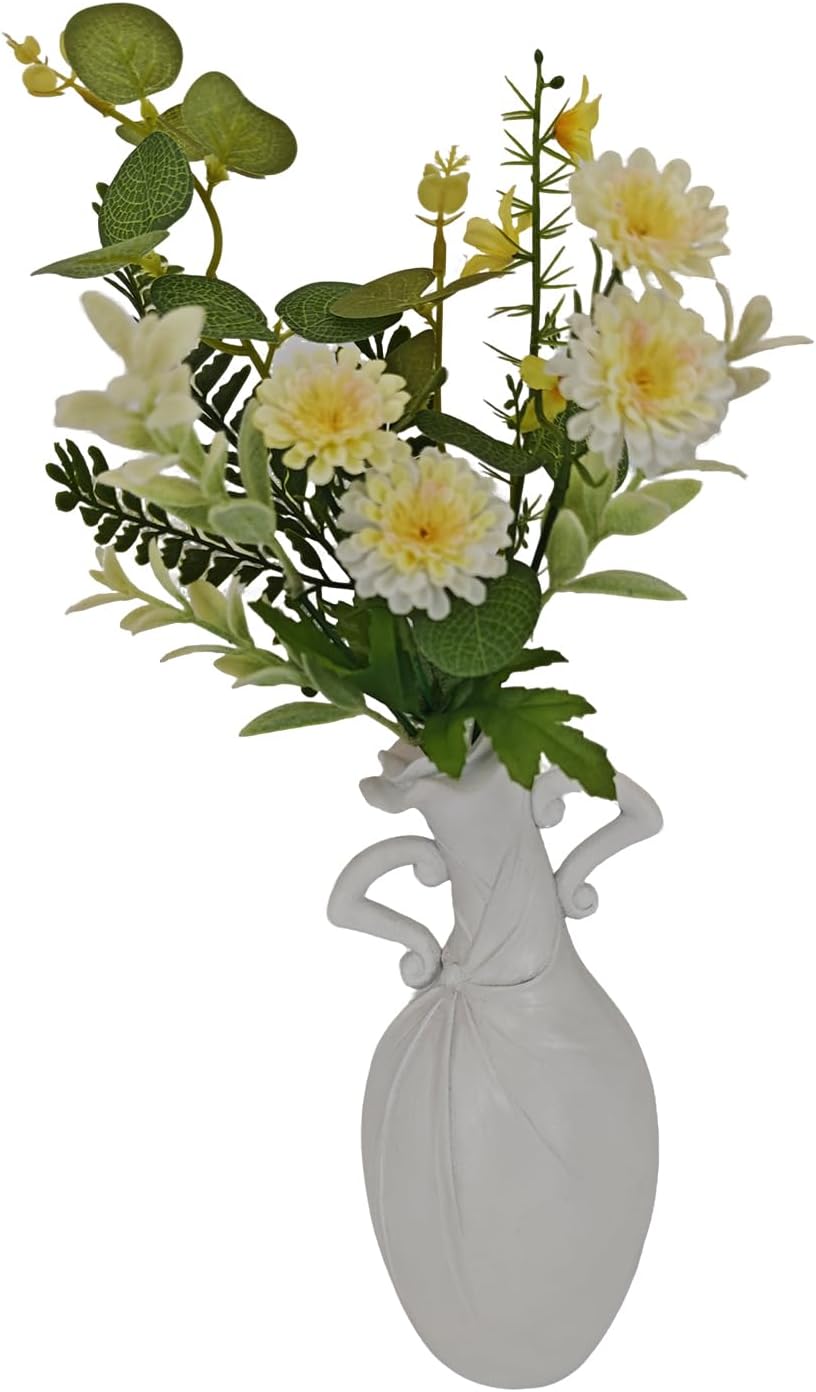 Vase / Resin Small Vase / White