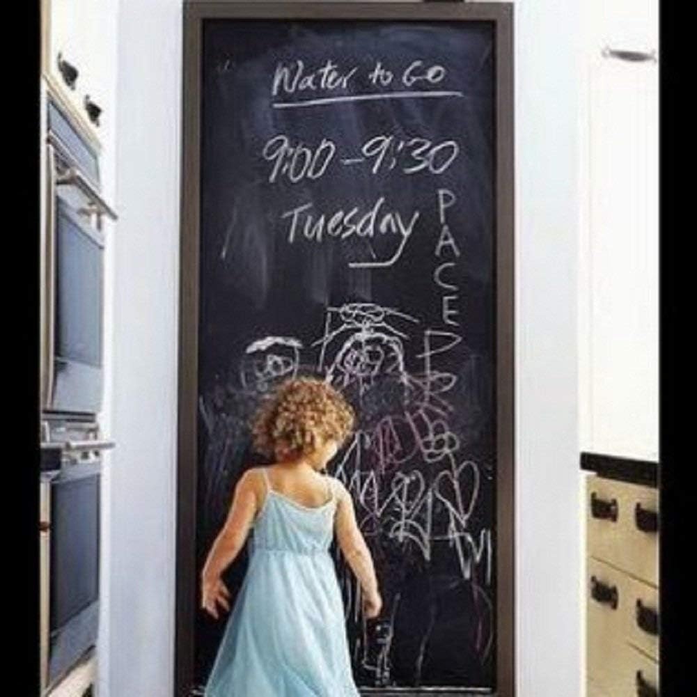 Chalkboard Wall Sticker 2 Rolls " Wallpaper Peel and Stick Chalk / 2 Rolls 1.5ft.x6.6ft. / 18 x 79