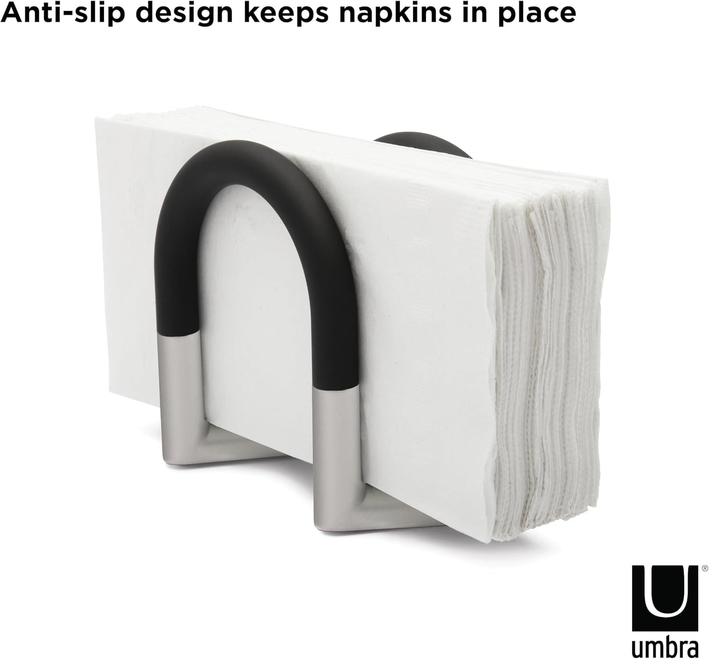 Swivel Napkin Holder / Black/nickel
