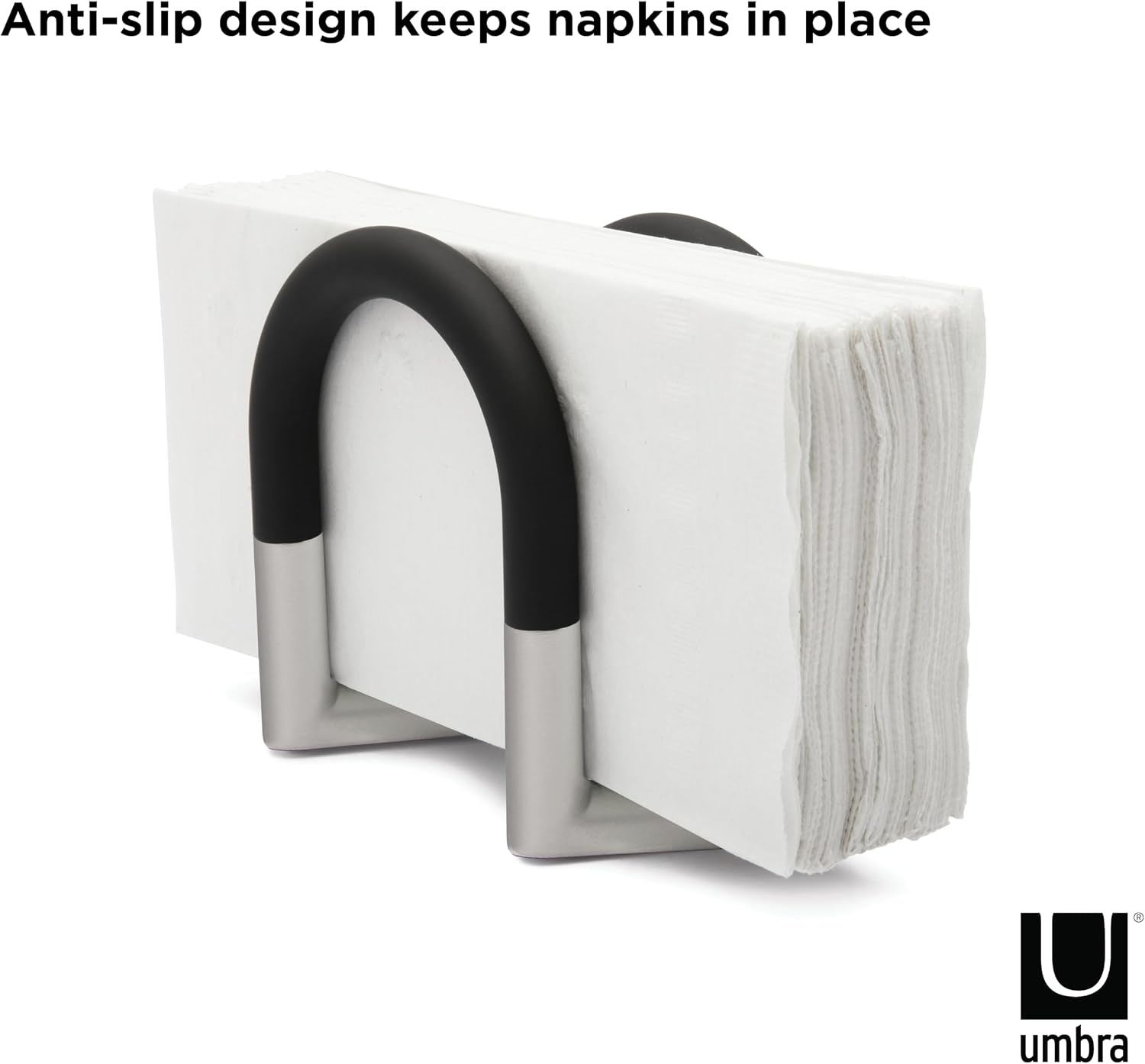 Swivel Napkin Holder / Black/nickel