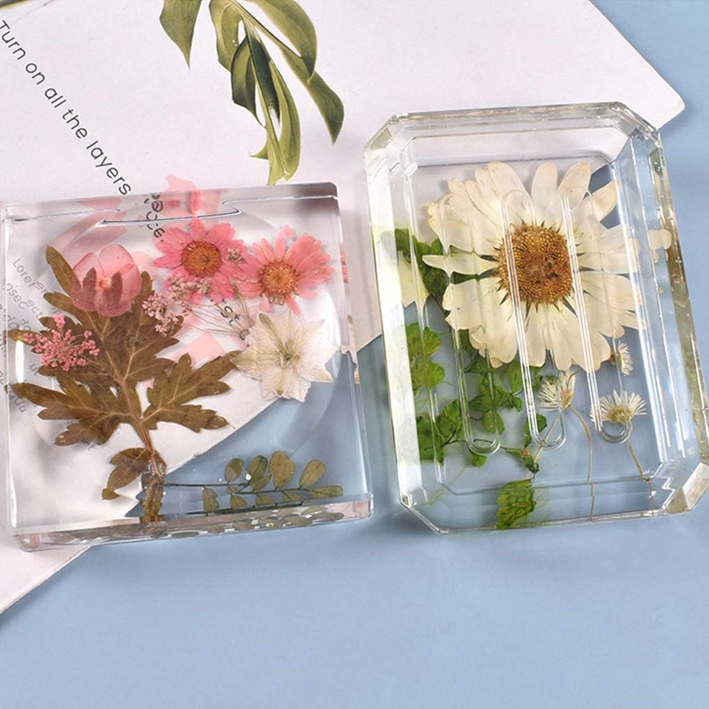 Rectangle Silicone Soap Tray Mold / Soap Dish Molds / Set of 2