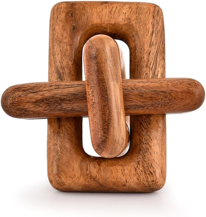 Coffee Tables 3 Link Wooden Knot Decorative Living Room Decor Unique Appearance Durable / 5 x 5 x 5