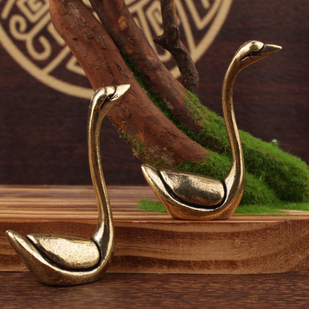Metal Statue / Pure Brass Statue / Swan