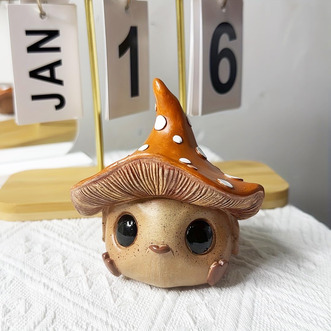 Garden Gnomes Statues / Mushroom Outdoor Garden Decor Statue