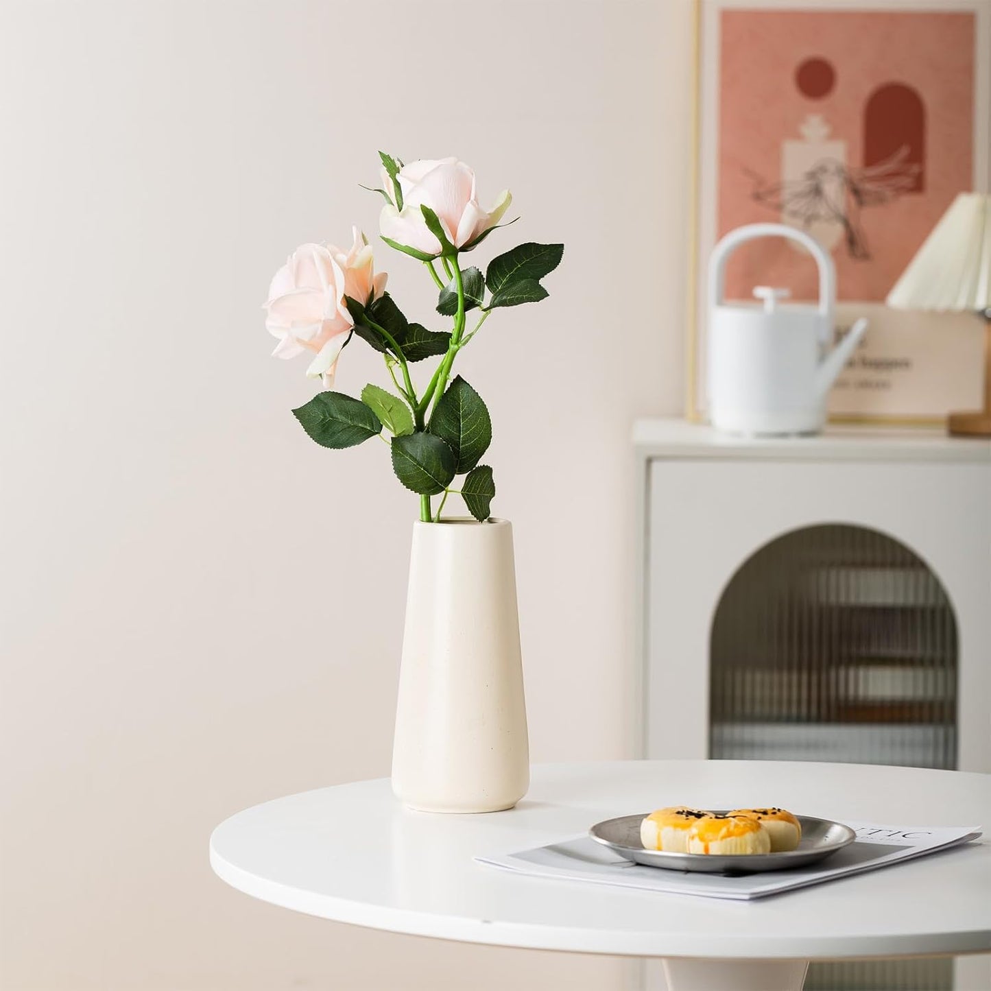 Ceramic Vase / Boho Off White vase / Beige / Big
