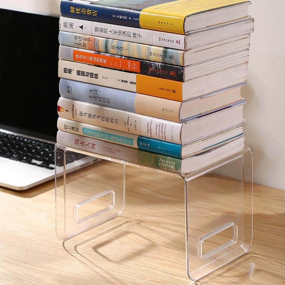 Acrylic Book Stand Organizer / Clear