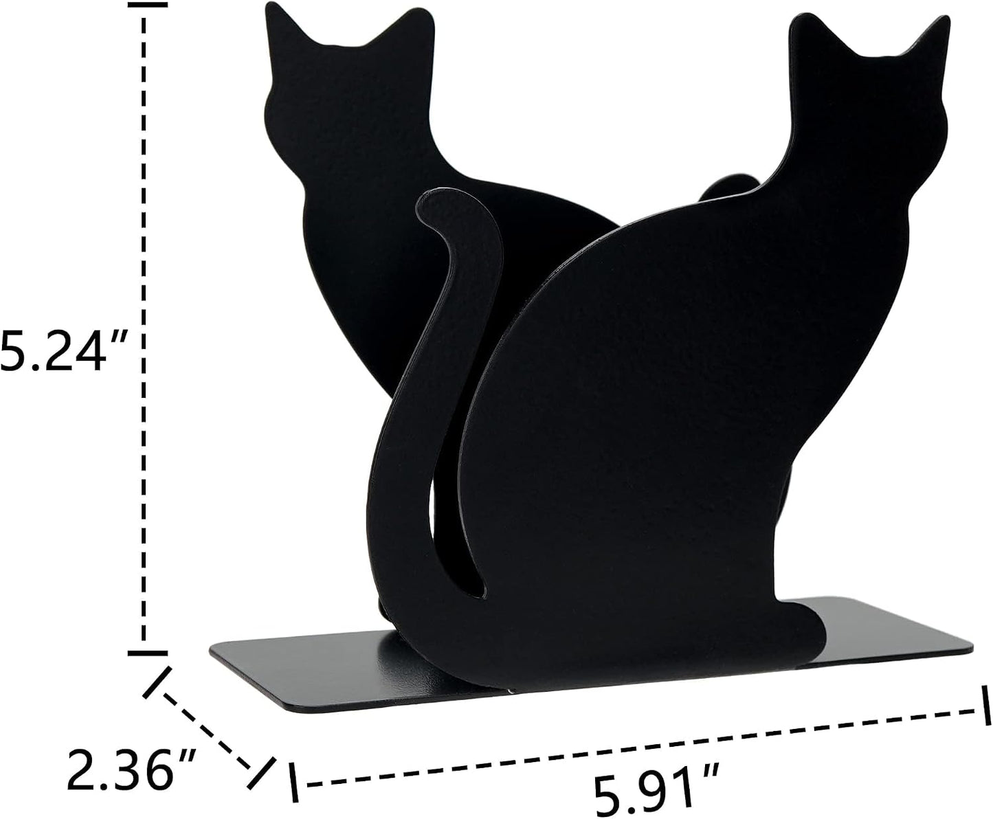 Iron Vertical Cat Napkin Holder / Sitting Cat