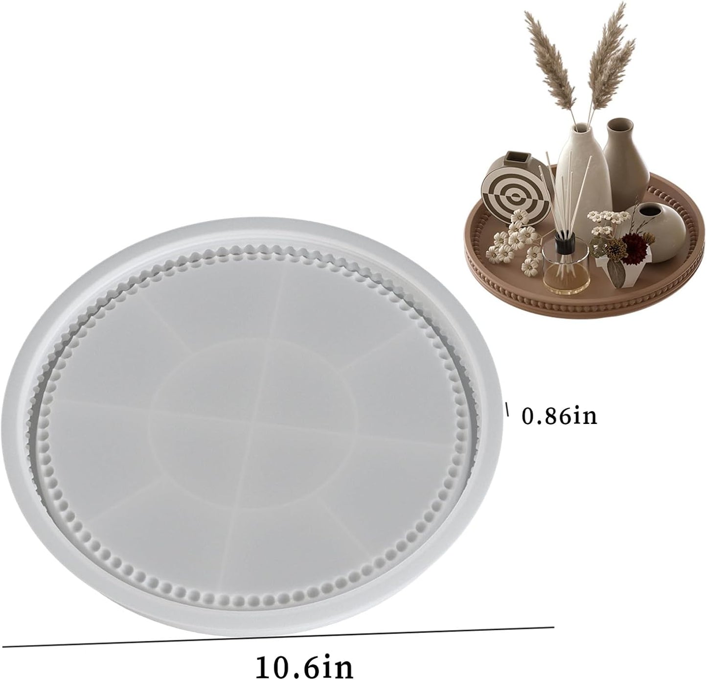 Unique Storage Container / Big Round / 10.6 Inch