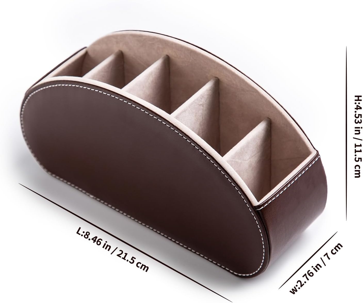 Remote Control Holders Organizer Box / Dark Brown / S