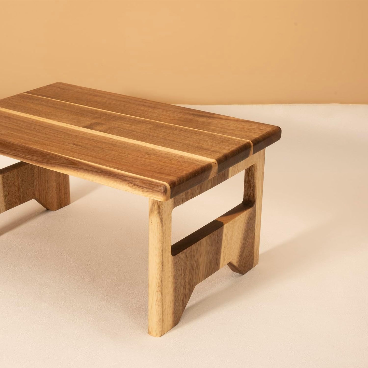 Coffee Station Organizer Shlef Acacia Wood Kitchen Cabinet Counter Shelf Coffee Bar Bathroom Shelf