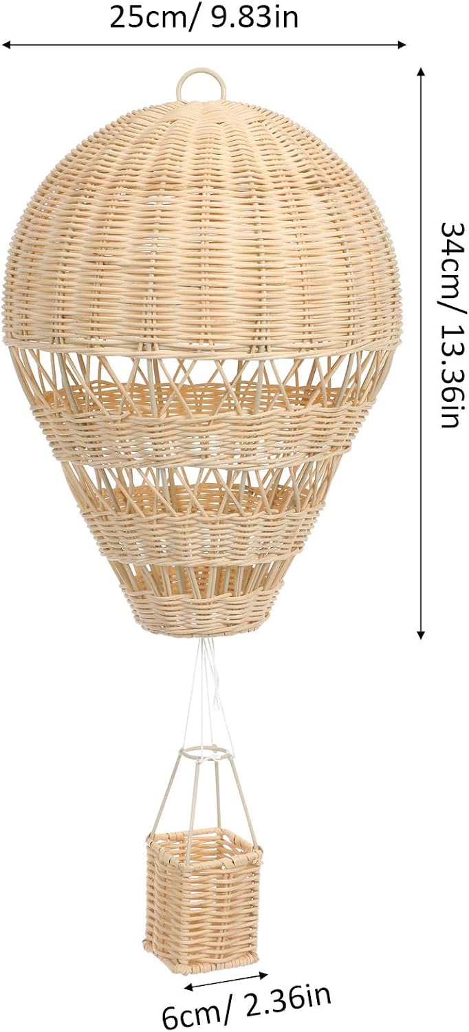 Rattan Woven Hot Air Balloon