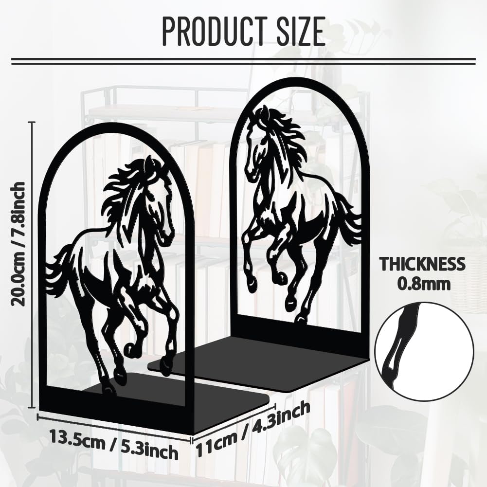 Modern Bookend Stopper / Galloping Horse