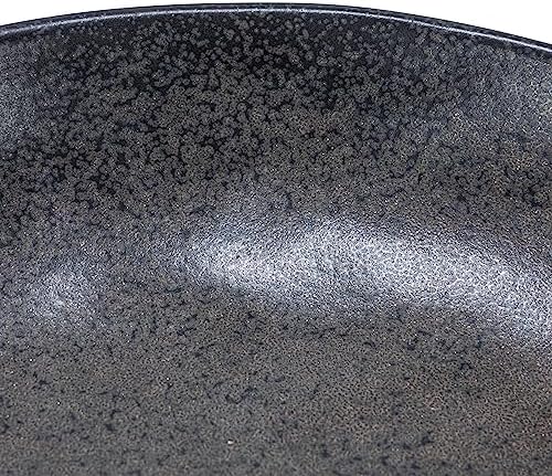 Handle and Base / Black / 8.0" Round x 3.75" Tall