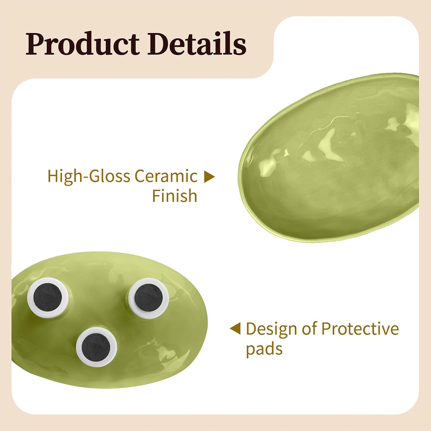 Candy or Key Holder / Light Green / 10 Inch