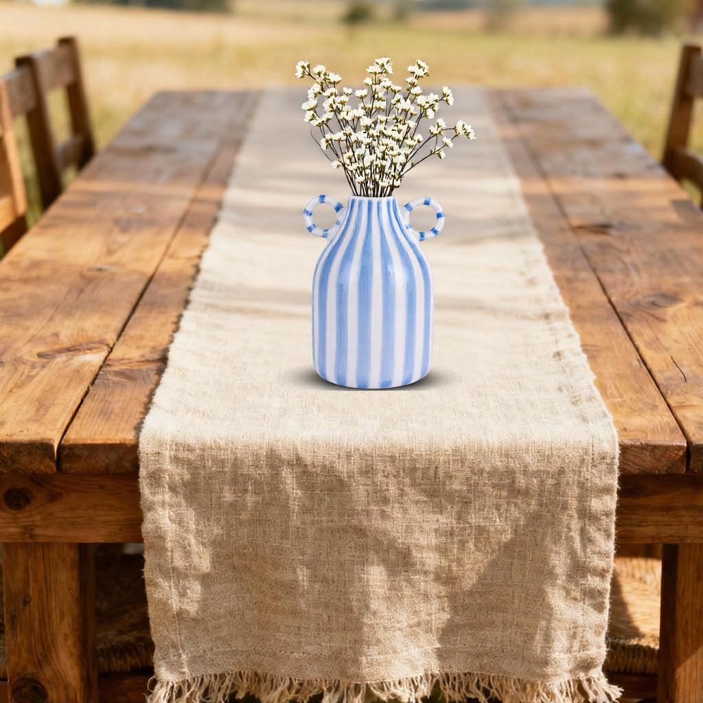 Nordic Boho Vases / Blue and White