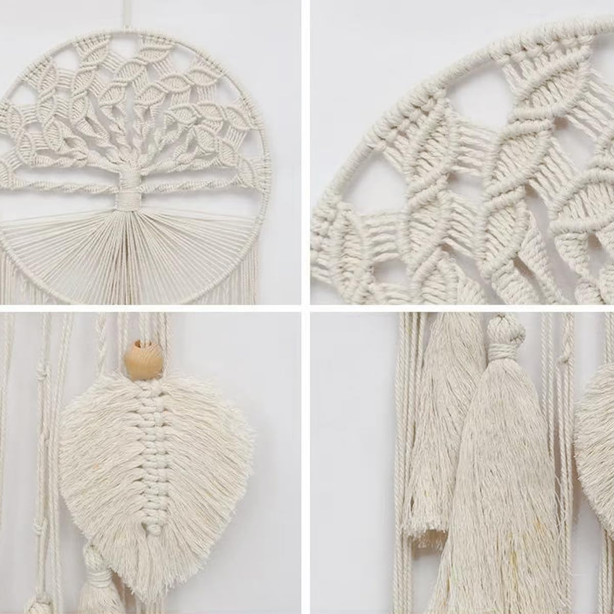 Handmade Woven Wall Art / Natural White