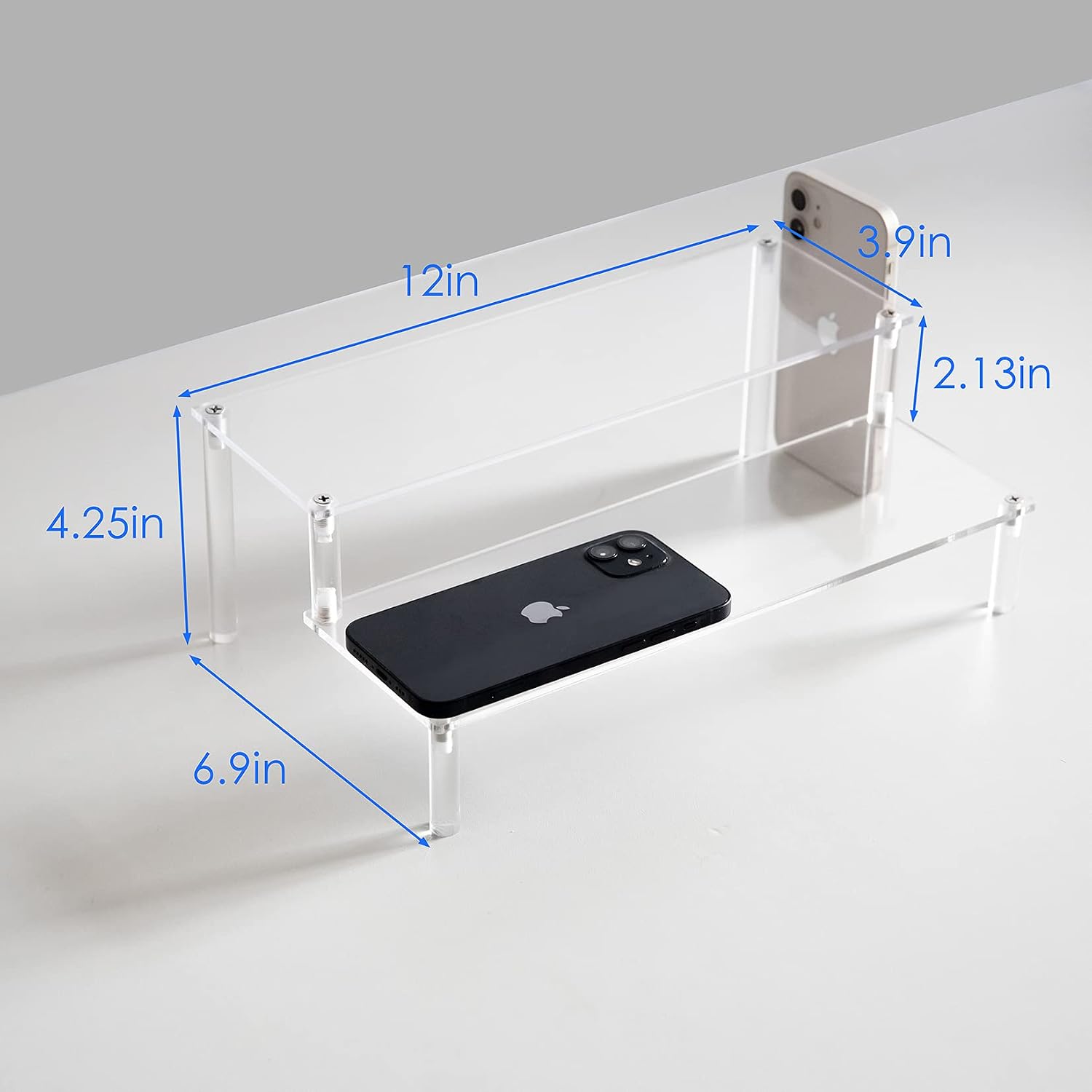 Desserts Holder / Collections Organizer and Cosmetic Items / 2tier-clear