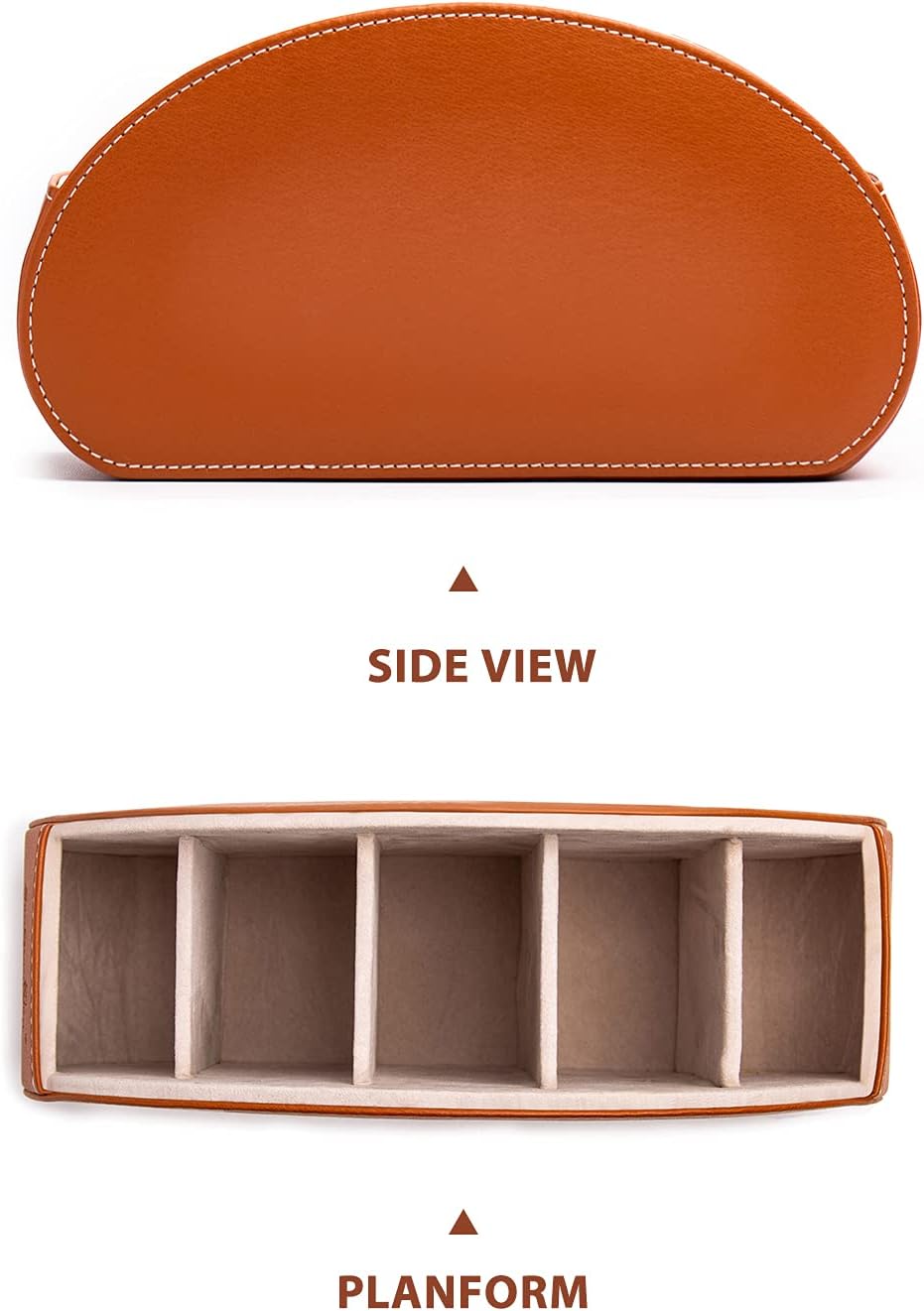 Remote Control Holders Organizer Box / Brown / S