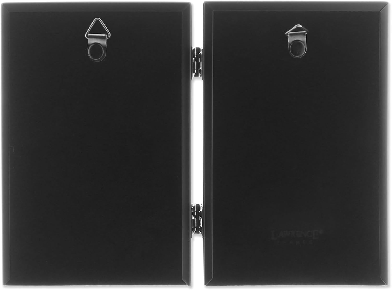 Lawrence Frames Metal Frame, Simply, Black, 4x6 Double