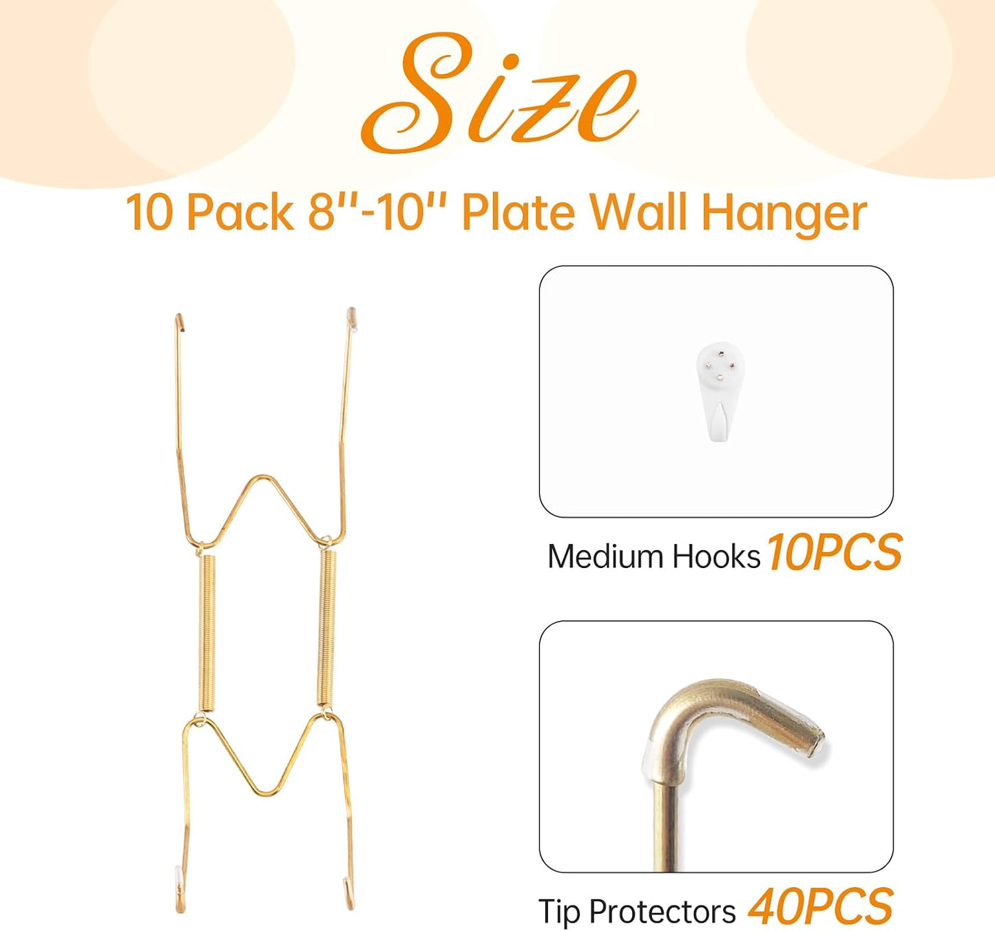 Suitable for 8- Art Plate / 8''-10 / 10 Inch / Set of 10