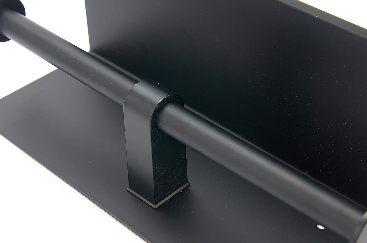 BGL 304 Stainless Steel Double Toilet Paper Holder Wall Mounted Matte Black Two Heads Roll Tissue Paper Holder with