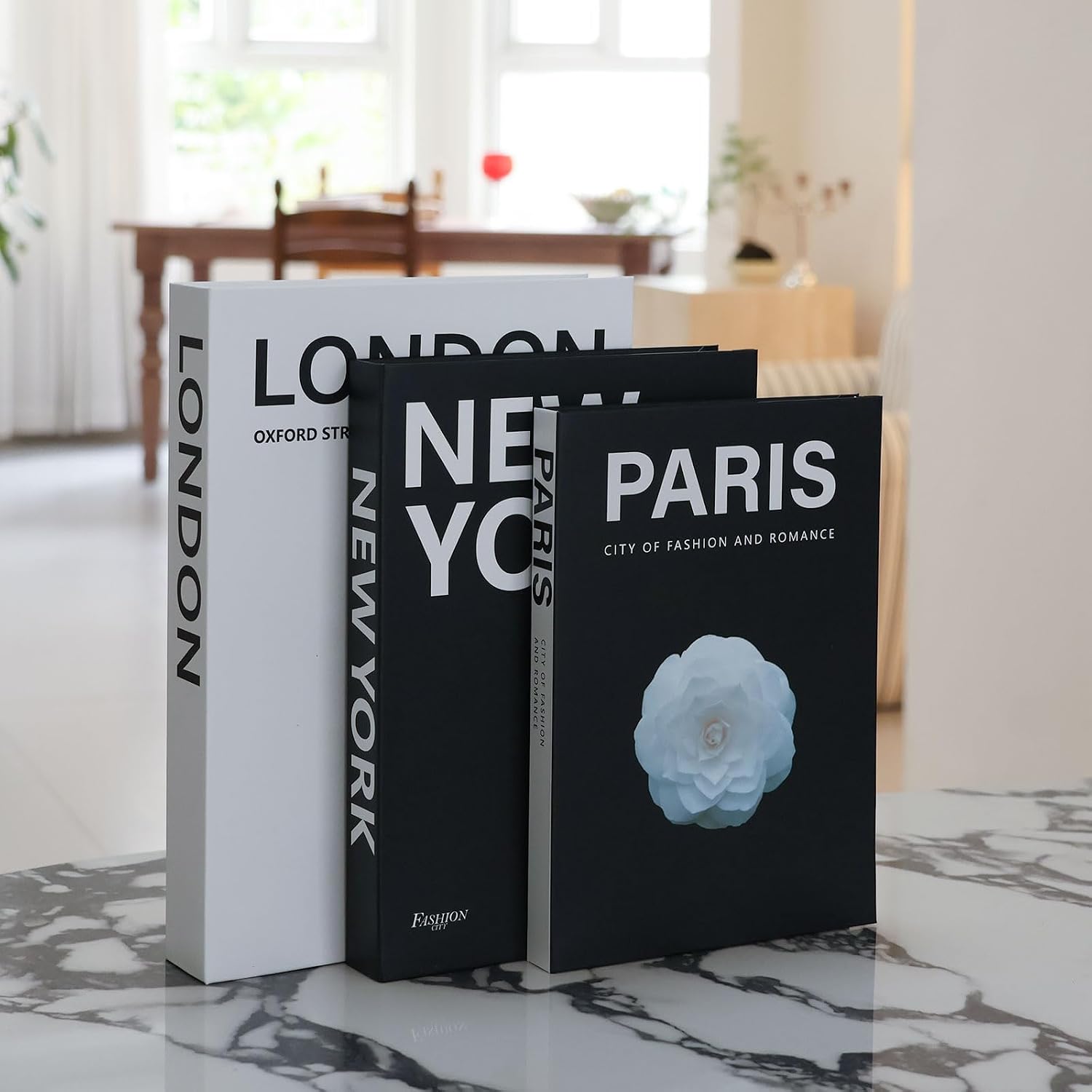 Fake Book Boxes / NY-001 / Set of 3