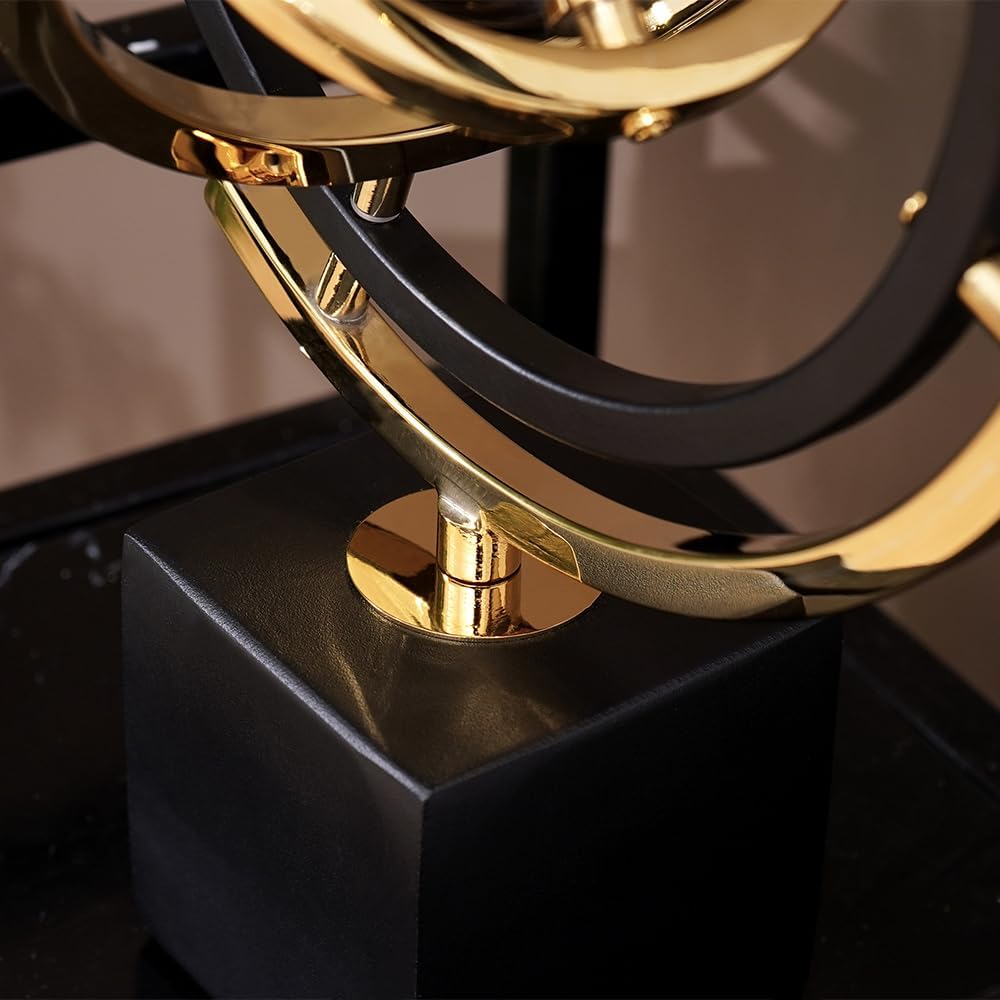 Rectangle Stand & Gold / Art Deco / Black