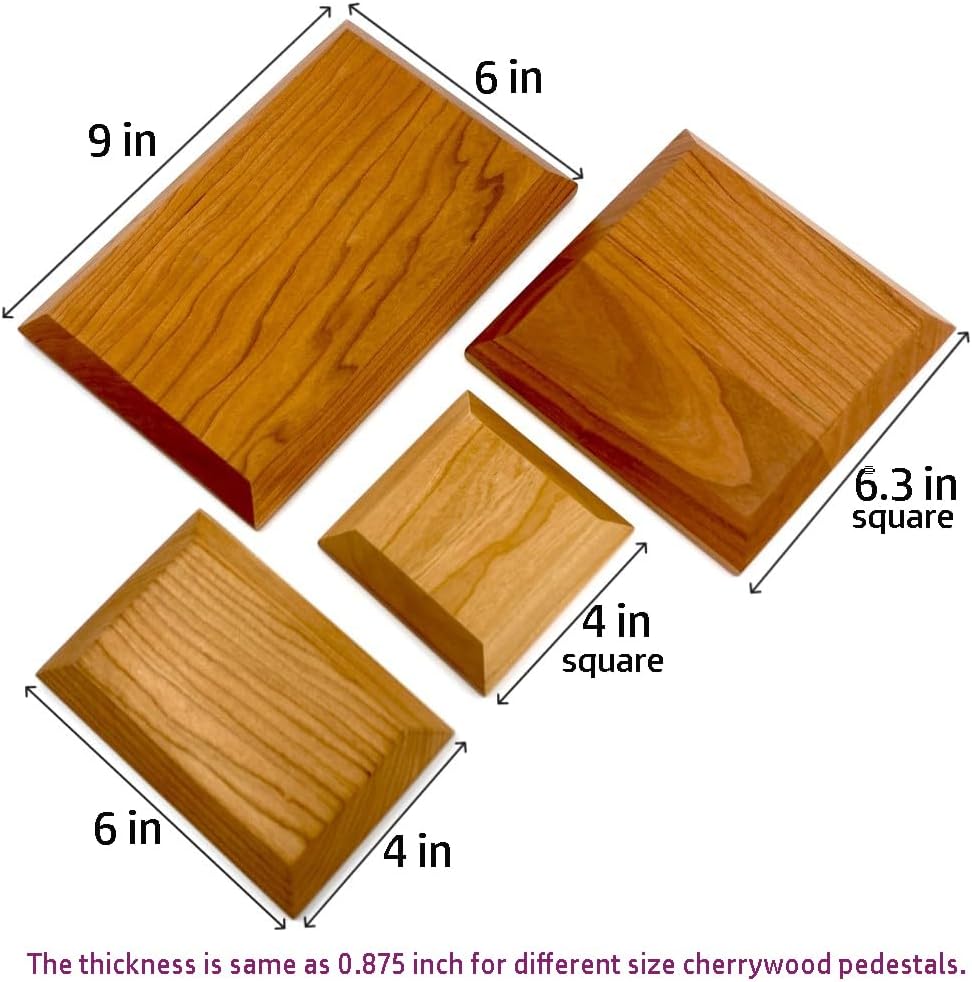 Rectangular Wood Display Base
