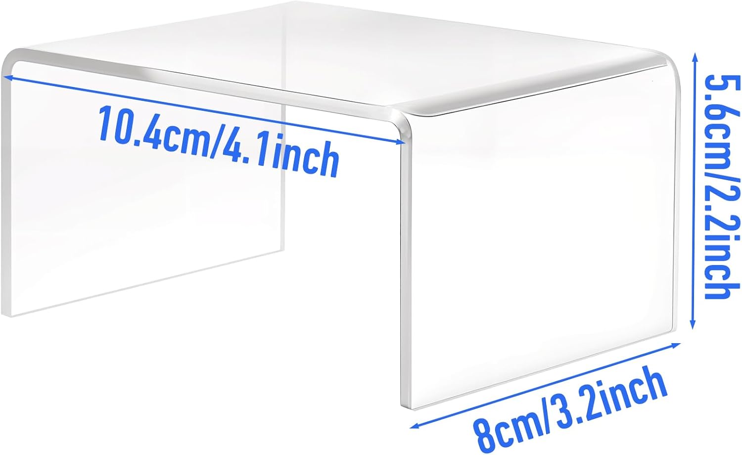 Display Stand for Figures / Clear / Set of 16