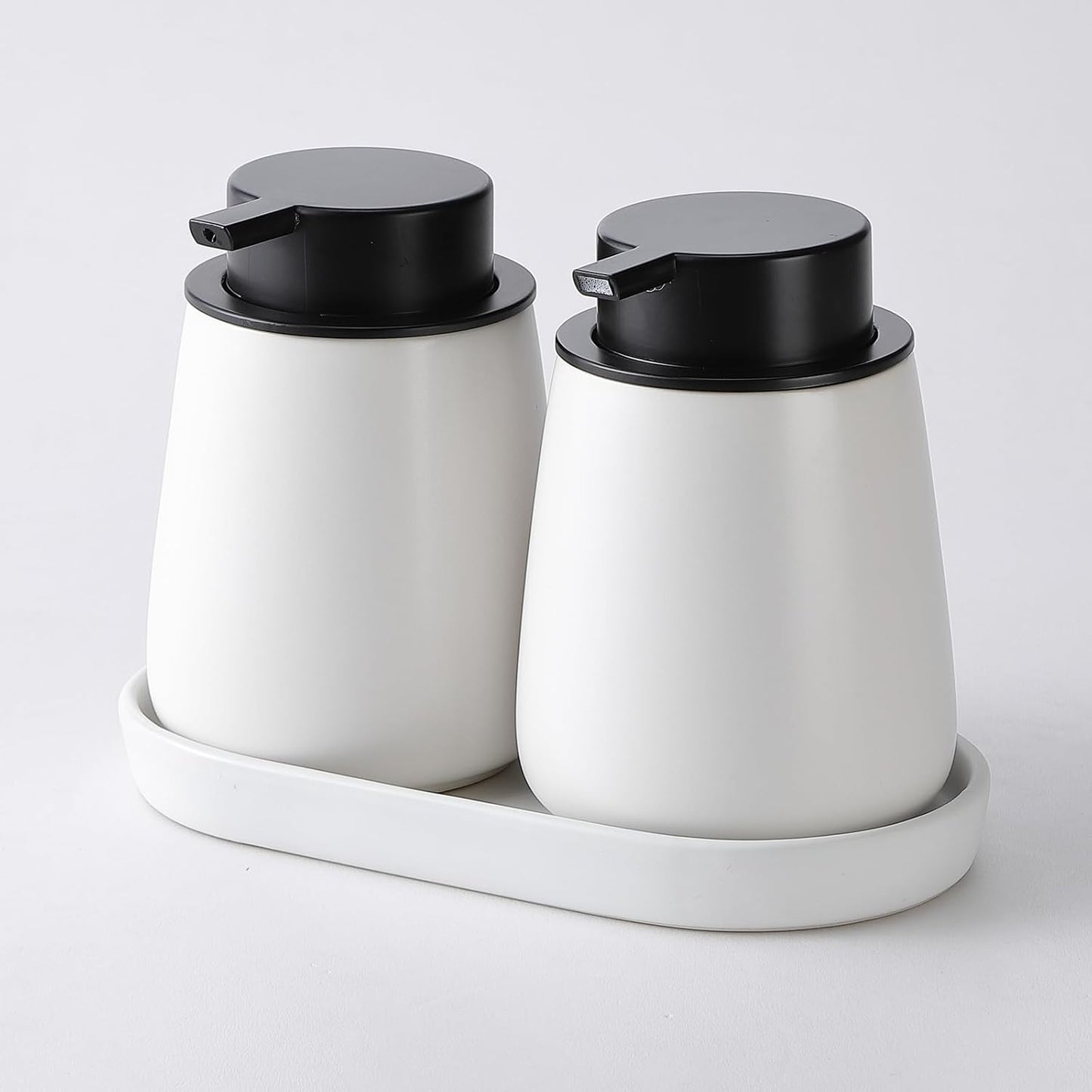 8'' Ceramic Vanity Tray / White