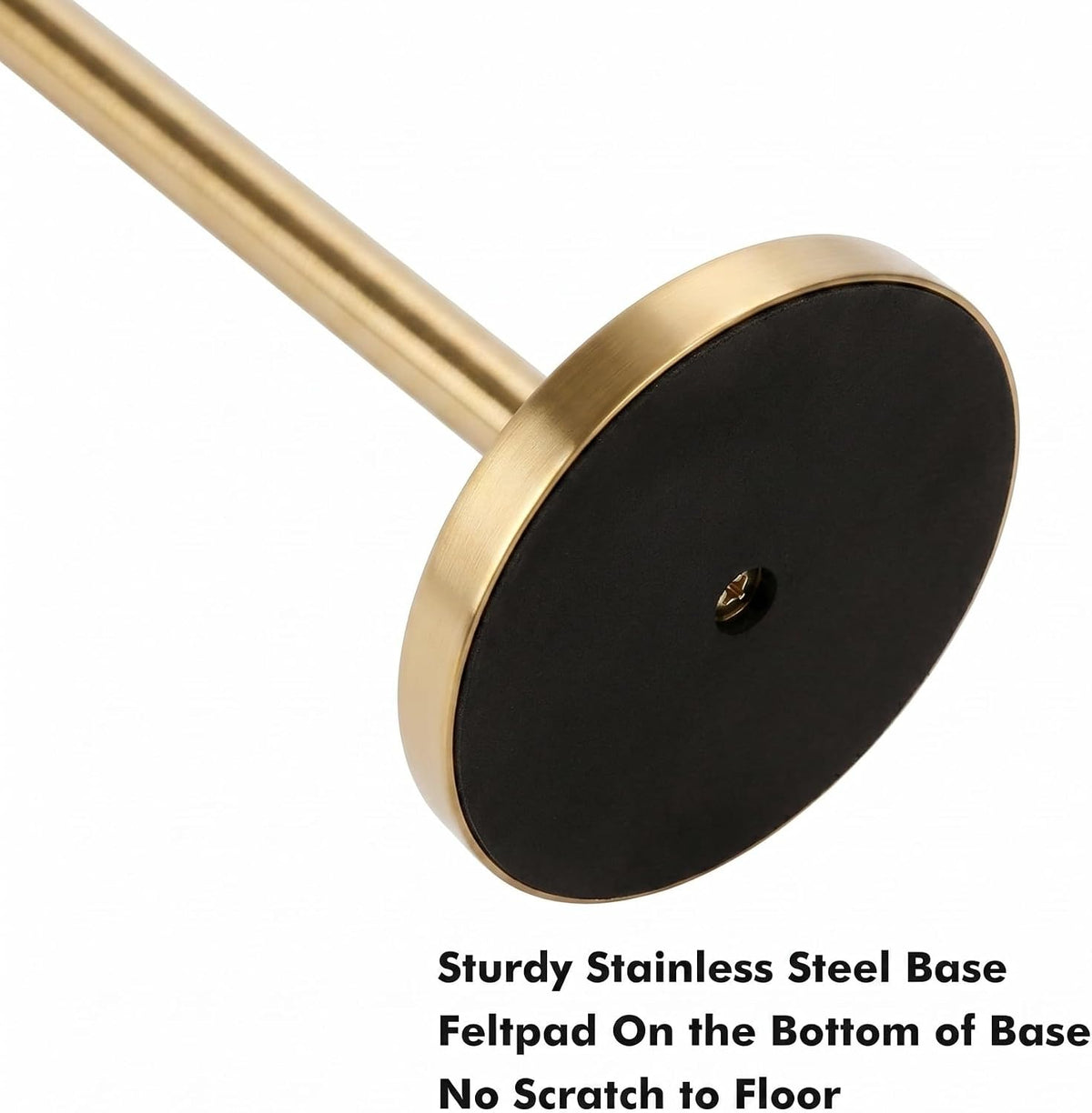 Toilet Paper Holder (with Reserve Function) Free Standing, Spare Toilet Paper Roll Storage Stand for Bathroom (Brushed