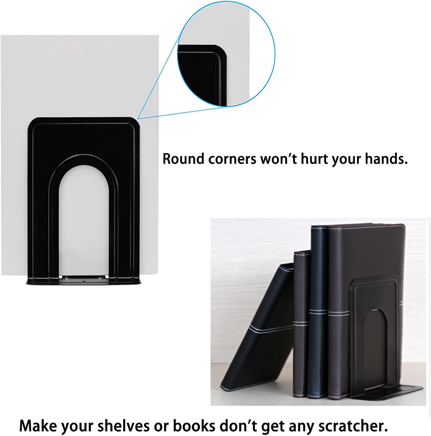 Metal Bookends / Book Ends