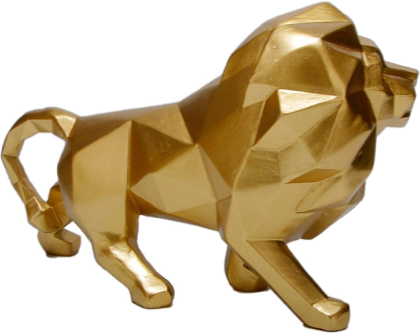 Resin Lion Figurines / Golden