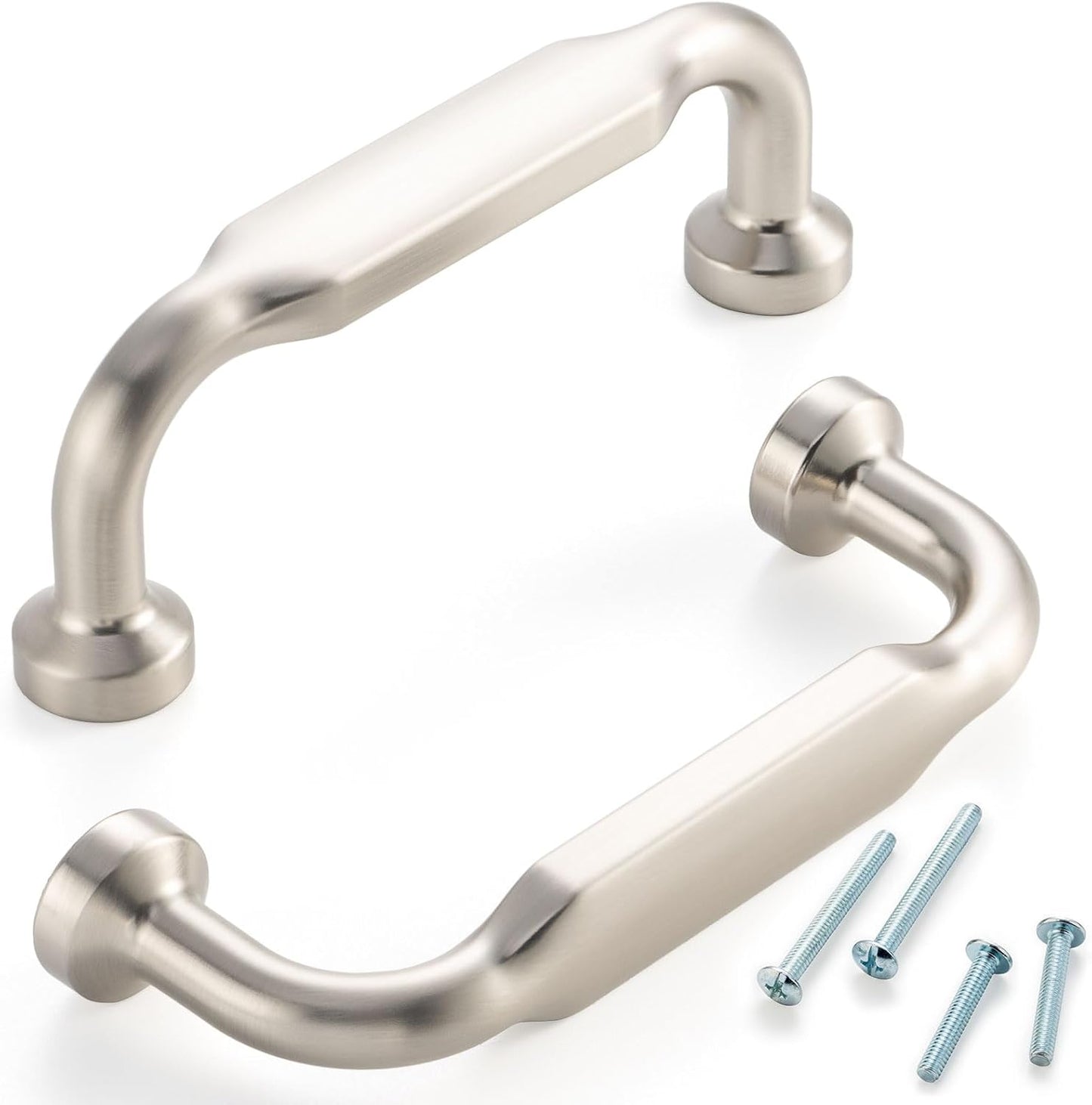 3-3/ Hole Centers / 3-3/4" Hole Centers / Classic / Brushed Nickel / Silver